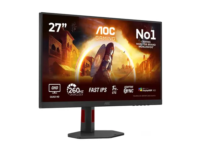 AOC Gaming Q27G4ZR - LED-skjerm 27" 2560 x 1440 QHD @ 240 Hz Fast ...