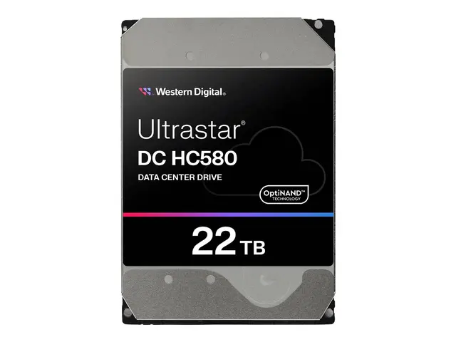 WD Ultrastar DC HC580 WUH722422ALE6L4 - Harddisk 22 TB intern 3.5"...