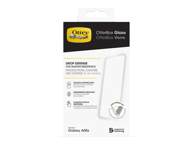 OtterBox - Skjermbeskyttelse for mobiltelefon glass blank Samsung ...