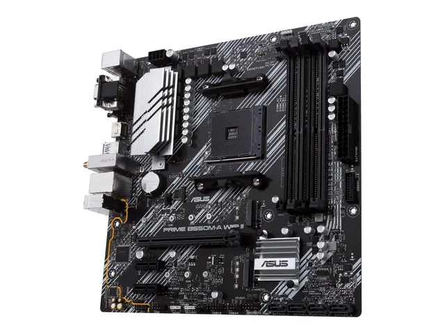 ASUS PRIME B550M-A WIFI II - Hovedkort micro ATX Socket AM4 AMD B5...