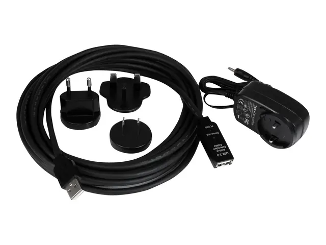 StarTech.com 5m USB 2.0 Active Extension Cable M/F - 5 meter USB A...