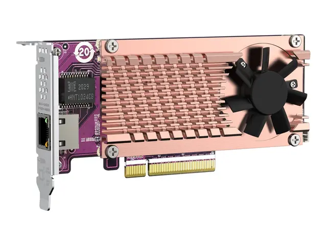 QNAP QM2-2P10G1TB - Diskkontroller M.2 PCIe 3.0 x4 (NVMe) lav prof...
