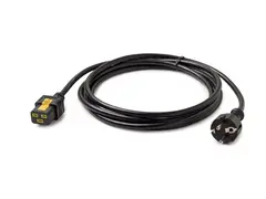 APC - Str&#248;mkabel - IEC 60320 C19 til power CEE 7/7 (hann) AC 240 V - 16 A - 3 m - svart - for P/N: SMT2200I-AR, SMT2200R2I-AR, SMT3000I-AR, SMT3000R2I-AR, SRT1500XLI, SRT2200XLI-KR