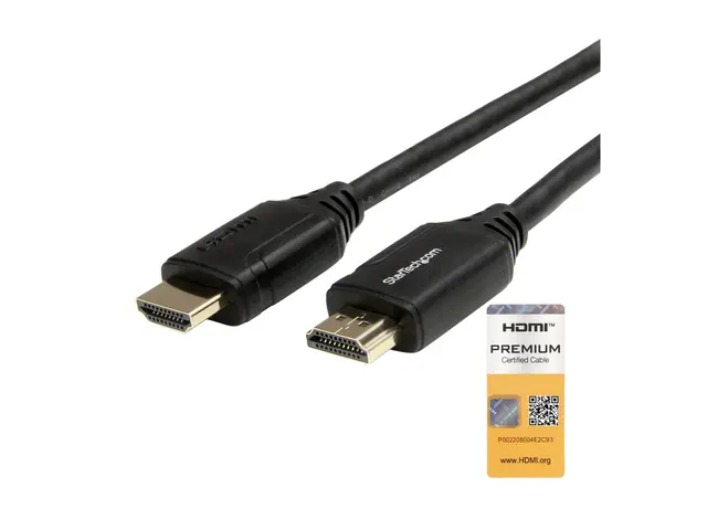 StarTech.com 3ft (1m) Premium Certified HDMI 2.0 Cable with Ethern...