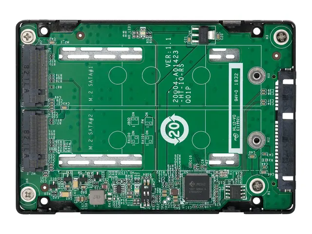 QNAP QDA-A2MAR - Intern RAID-brønn 2,5" til 2 x M.2 RAID JBOD, 0, ...