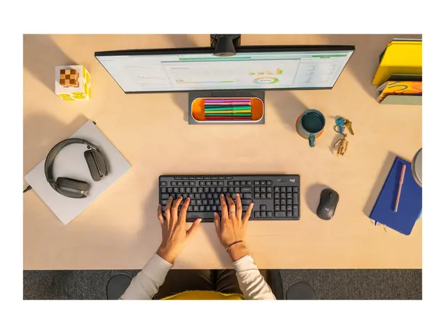 Logitech MK370 Combo for Business - Tastatur- og mussett trådløs B...