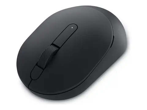 Dell Pro Compact Silent MS355 - Mus - høyre- og venstrehåndet optisk LED - 3 knapper - trådløs - 2.4 GHz, Bluetooth 5.1 LE - USB trådløs mottaker - svart - med 3 years NBD Advance Exchange