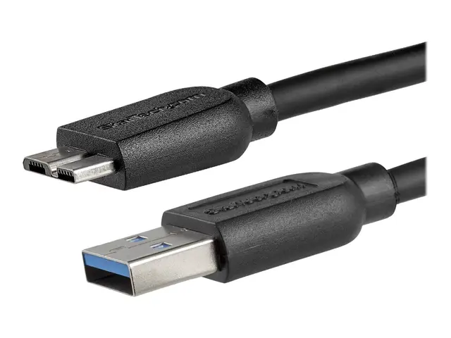 StarTech.com 2m 6ft Slim USB 3.0 A to Micro B Cable M/M - Mobile C...