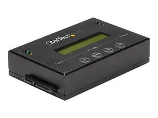 StarTech 1:1 Hard Drive Duplicator and Eraser for 2.5" &amp; 3.5" SATA HDD SSD LCD &amp; RS-232  - 14GBpm Duplication Speed - Cloner &amp; Wiper (SATDUP11) - Harddisk-duplekser - 2 brønner (SATA-600) - for P/N: SVA12M5NA