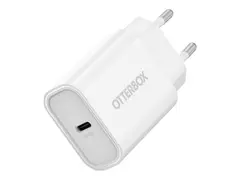 OtterBox - Strømadapter - 20 watt - PD (USB-C) hvit - Europa