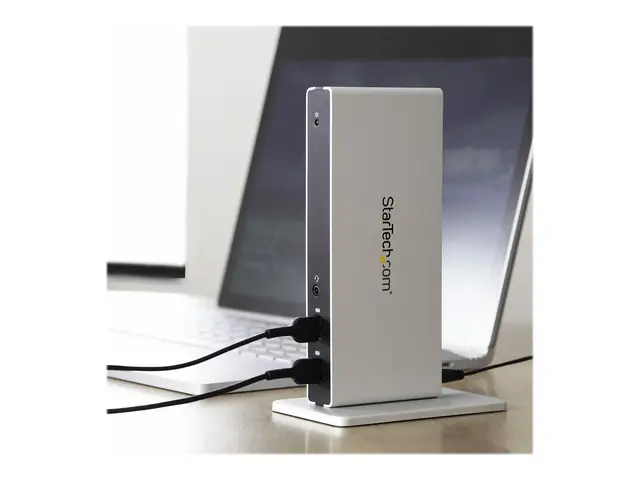 StarTech.com Dual Monitor USB 3.0 Docking Station w/ DVI to VGA & ...