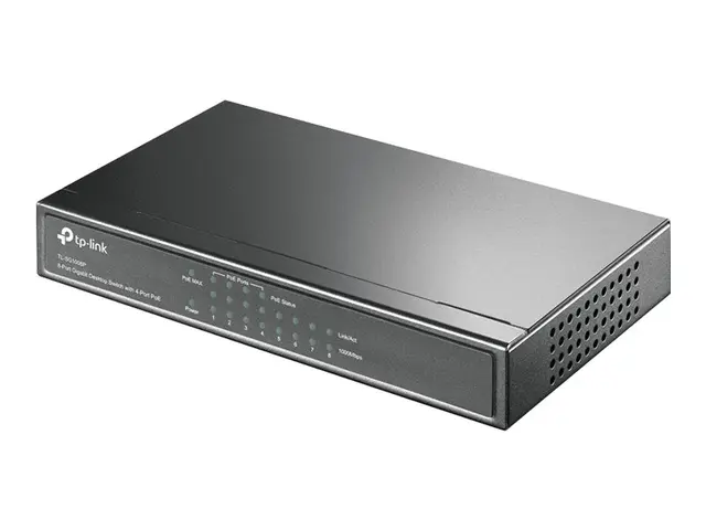 TP-Link TL-SG1008P - Switch - ikke-styrt - 4 x 10/100/1000 (PoE) +...