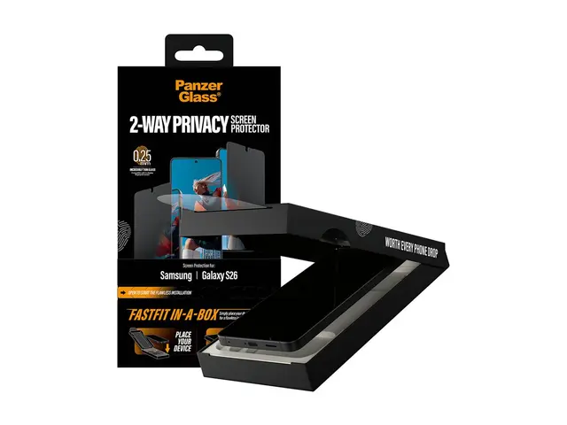 PanzerGlass - Skjermbeskyttelse for mobiltelefon ultra-bred passfo...