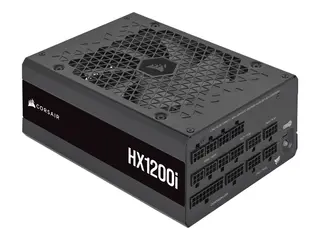 CORSAIR HXi Series HX1200i - Strømforsyning (intern) fullt modulært, ultralavt støynivå - ATX12V 3.1/ EPS12V - 80 PLUS Platinum - Cybenetics Platinum - AC 100-240 V - 1200 watt - Europa