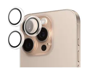 PanzerGlass Hoops - Clear Edition linsebeskytter for mobiltelefon - gjennomsiktig - for Apple iPhone 16 Pro, 16 Pro Max