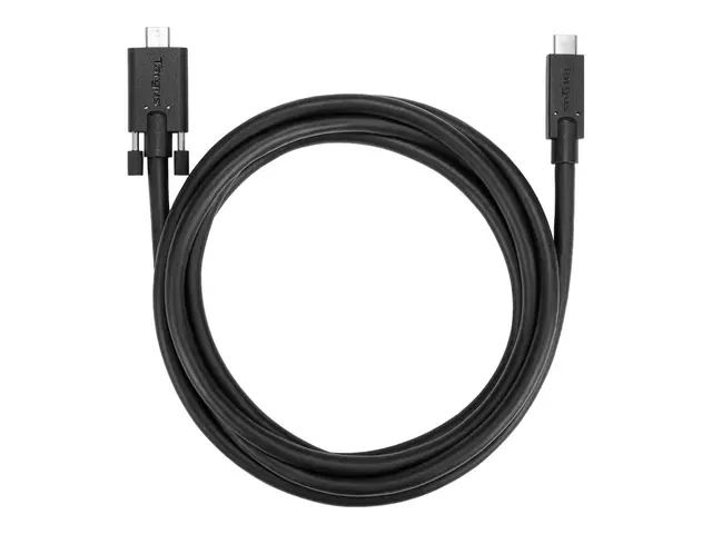 Targus - USB-kabel 24 pin USB-C (hann) til skrubar 1.8 m svart for...