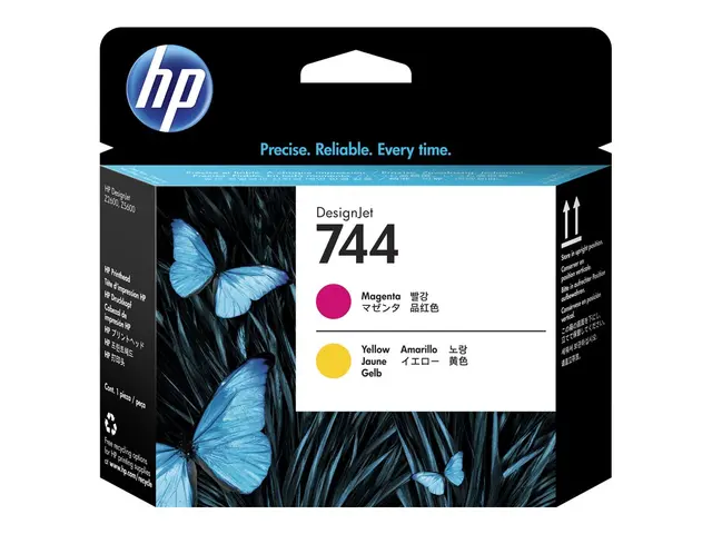 HP 744 - Gul, magenta skriverhode for DesignJet Z2600 PostScript, ...