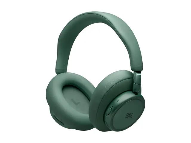 JBL LIVE 780NC - Hodetelefoner med mikrofon full størrelse - Bluetooth - trådløs, kablet - aktiv støydemping - 3,5 mm jakk - grønn 