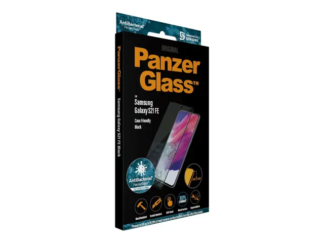 PanzerGlass - Skjermbeskyttelse for mobiltelefon glass rammefarge ...