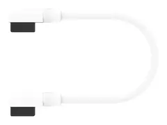 Corsair iCUE LINK - Strøm/data-kabel - CORSAIR iCUE link vinklet til CORSAIR iCUE link vinklet 13.5 cm - hvit (en pakke 2)