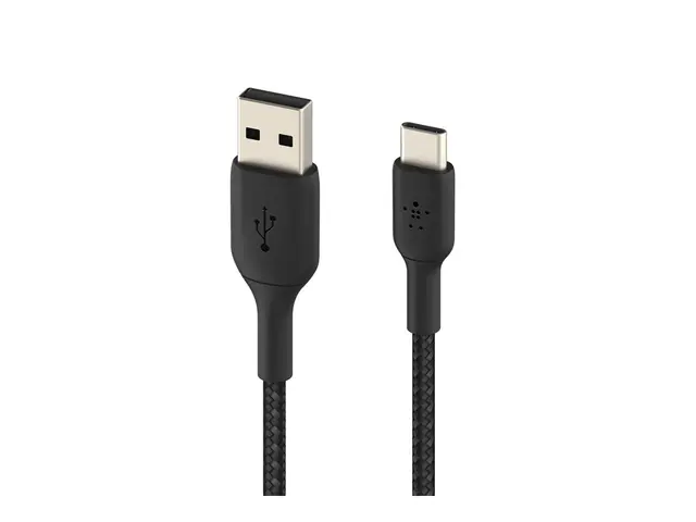 Belkin BoostCharge - USB-kabel 24 pin USB-C (hann) til USB 3 m svart