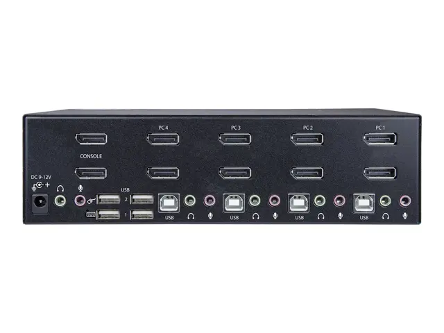 Startech DisplayPort KVM - 4 port 4K 60Hz Dual Monitor Switch Desk...