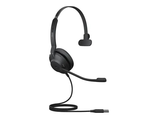 Jabra Evolve2 30 SE MS Mono - Hodesett on-ear kablet USB-A lydisol...