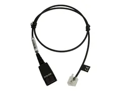 Jabra - Hodetelefonkabel - Quick Disconnect til RJ-45 50 cm - for BIZ 2300, 2400; Siemens OpenStage 30, 40, 40T, 60, 80, 80T
