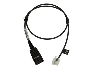 Jabra - Hodetelefonkabel - Quick Disconnect til RJ-45 50 cm - for BIZ 2300, 2400; Siemens OpenStage 30, 40, 40T, 60, 80, 80T