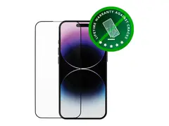 dbramante1928 Eco-shield - Skjermbeskyttelse for mobiltelefon rammefarge svart - for Apple iPhone 14 Pro