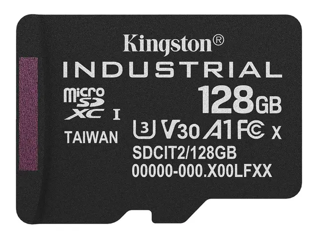 Kingston Industrial - Flashminnekort 128 GB A1 / Video Class V30 U...