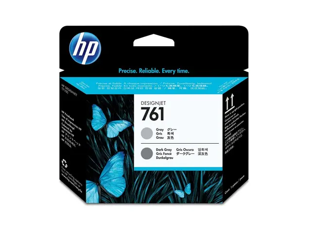 HP 761 - Grå, mørk grå skriverhode for DesignJet T7100, T7200, T72...
