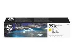 HP 991X - 182 ml - Høy ytelse - gul - original PageWide - blekkpatron - for PageWide Color 755; PageWide Managed P77740, P77760; PageWide Pro 750, 772, 777