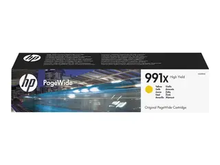 HP 991X - 182 ml - Høy ytelse - gul original - PageWide - blekkpatron - for PageWide Color 755; PageWide Managed P77740, P77760; PageWide Pro 750, 772, 777