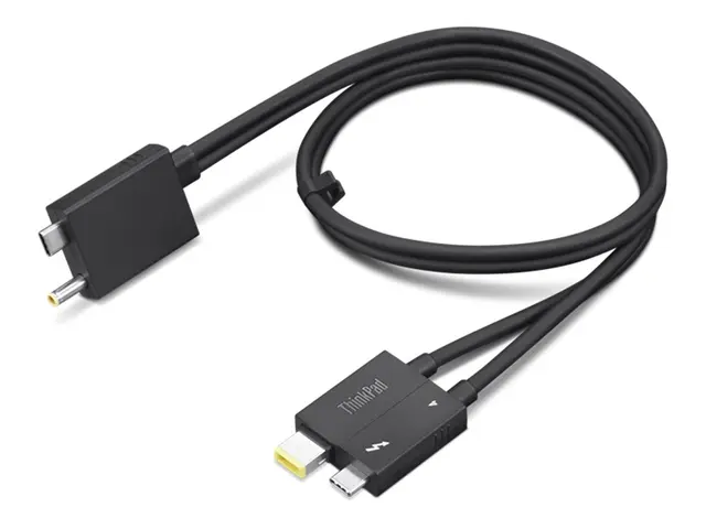 Lenovo Split Cable - Thunderbolt-kabel USB-C / DC-strømjakk til US...