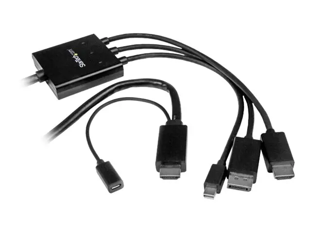 StarTech.com 2m 6 ft HDMI, DisplayPort or Mini to HDMI Converter C...