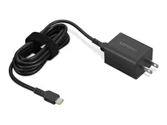 Lenovo Nano - Strømadapter - GaN 65 watt (USB-C) - svart - Europa