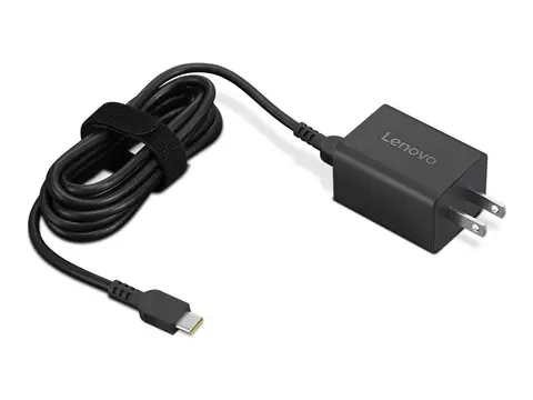 Lenovo Nano - Strømadapter - GaN - 65 watt (USB-C) svart - Europa - for ThinkPad T16 Gen 4 21QN