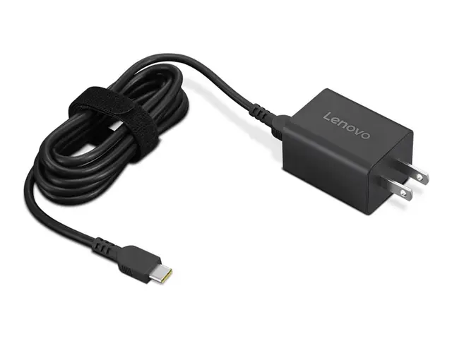 Lenovo Nano - Strømadapter GaN 65 watt (USB-C) svart Europa