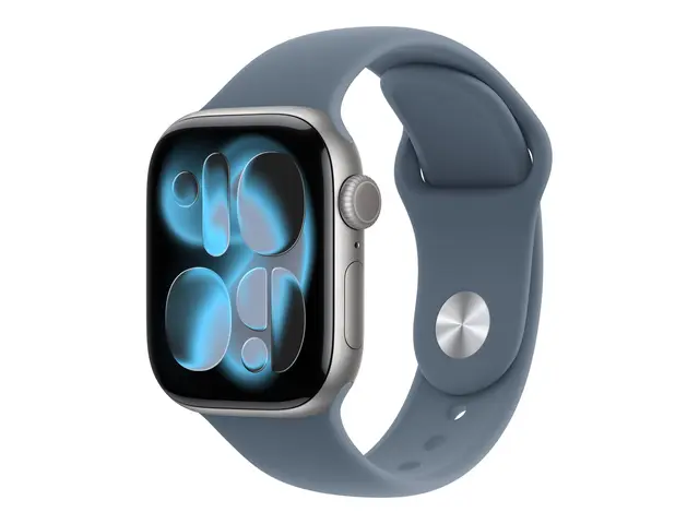 Apple - Bånd for smart armbåndsur 42mm M/L-størrelse anker blå Wat...
