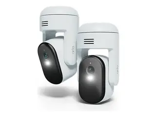 Arlo Essential 3 - Nettverksovervåkingskamera PTZ - innendørs, utendørs - farge (Dag og natt) - 3 MP - 2304 x 1296 - lyd - trådløs - Wi-Fi (en pakke 2)