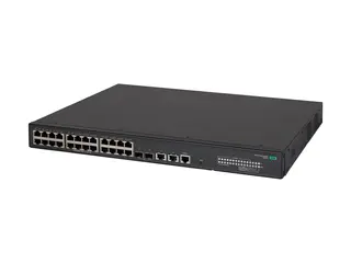 HPE FlexNetwork 5140 24G PoE+ 2SFP+ 2XGT EI Switch - L3 - smart - 24 x 10/100/1000 (PoE+) + 2 x 1 Gigabit / 10 Gigabit SFP+ + 2 x 10 Gigabit Ethernet - rackmonterbar - PoE+ (370 W) - BTO