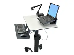 Ergotron TeachWell MDW Laptop Kit - Monteringskomponent (klemme, sikkerhetsbrakett) for notebook - grafittgr&#229; - for TeachWell Mobile Digital Workspace