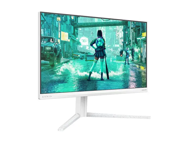 Philips Evnia 3000 24M2N3201P - LED-skjerm gaming - 24" (23.8" synlig) - 1920 x 1080 Full HD @ 240 Hz - Fast IPS - 300 cd/m² - 1000:1 - HDR10 - 0.3 ms - HDMI, DisplayPort - hvit 