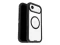 OtterBox Defender Series Pro XT - Baksidedeksel for mobiltelefon robust - magnets with camera control - MagSafe-samsvar - polykarbonatlag, termoplastisk elastomer (TPE) - m&#248;rk side (klar / svart) - for Apple iPhone Air
