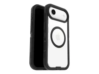 OtterBox Defender Series Pro XT - Baksidedeksel for mobiltelefon robust - magneter med kamerakontroll - MagSafe-samsvar - polykarbonatlag, termoplastisk elastomer (TPE) - mørk side (klar / svart) - for Apple iPhone Air