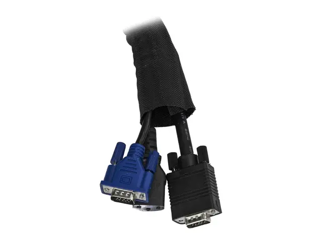 StarTech.com 6.5' (2m) Cable Management Sleeve, Flexible Coiled Wr...