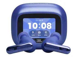 JBL LIVE Beam 4 - True wireless-hodetelefoner med mikrofon i øret - Bluetooth - aktiv støydemping - blå