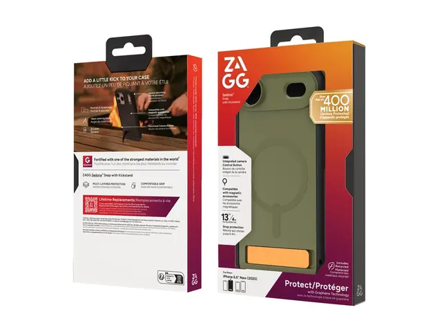 ZAGG Sedona Snap - Baksidedeksel for mobiltelefon MagSafe-samsvar ...