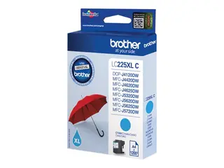 Brother LC22EC - Super High Yield - cyan original - blekkpatron - for Brother MFC-J5920DW